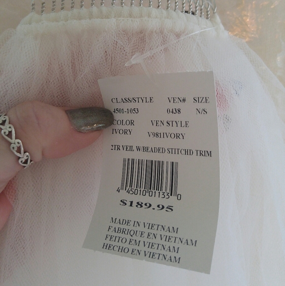 A-line Lace Wedding Dress with Side Split Detail - Picture 6 of 8